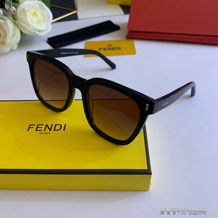 FENDI芬迪 FOG515 最新官網同步 方形簡約百搭 男女款通用 太陽鏡  lly1651